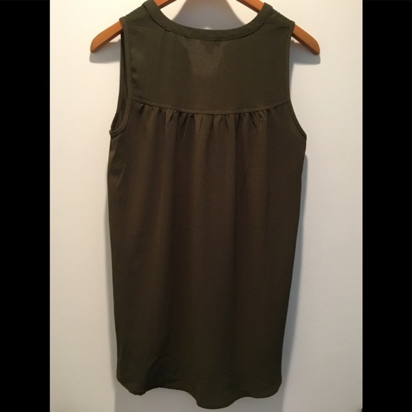 Spense Olive Green Sleeveless Top - Picture 2 of 4